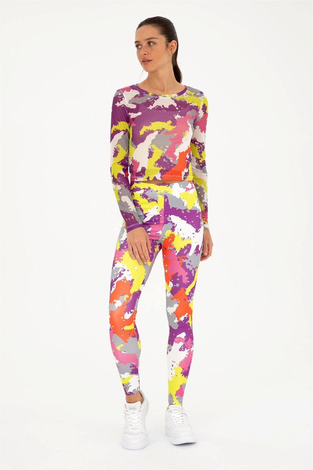 Женский свитшот фисташкового зеленого цвета Неожиданная скидка в корзине - U.s. polo assn фото 4