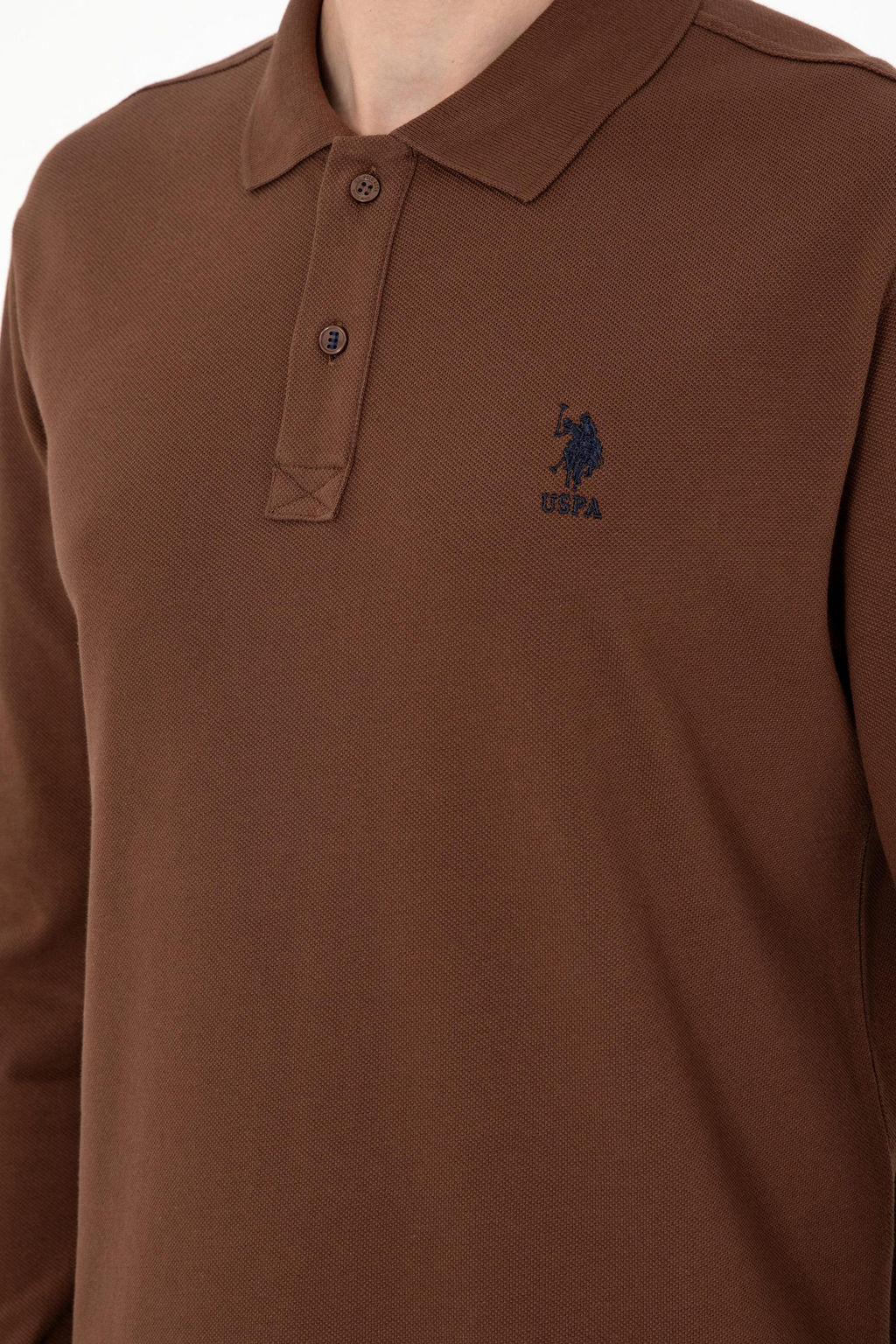 Мужской коричневый базовый свитшот Неожиданная скидка в корзине - U.s. polo assn фото 7