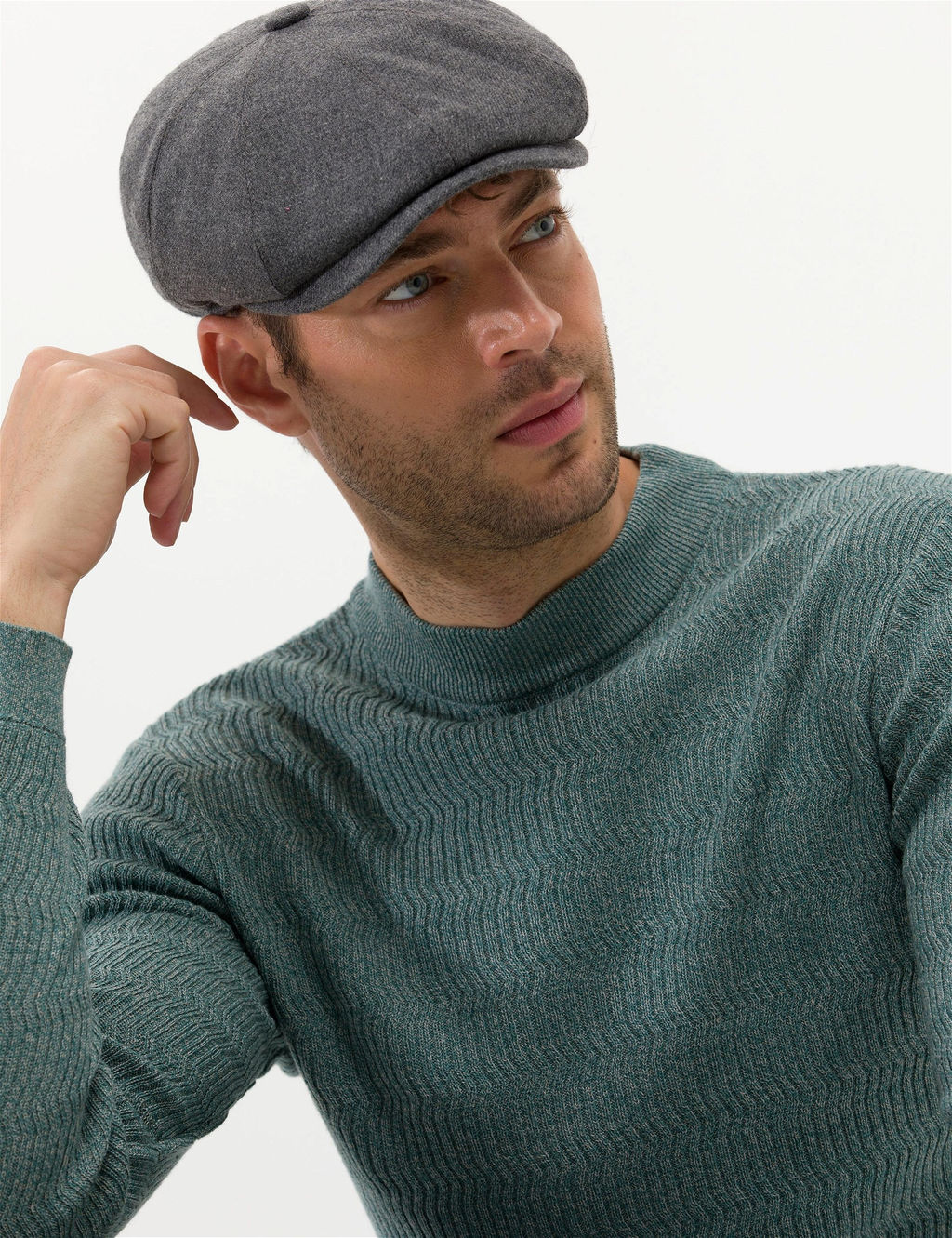Ye_il Slim Fit Bisiklet Yaka Triko Kazak - Pierre cardin фото 2