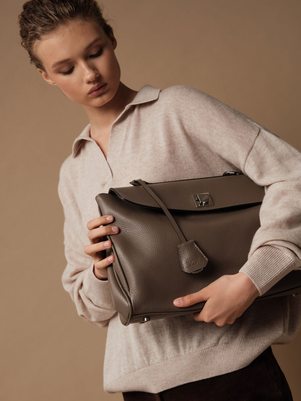 Сумка Barbara DBR 31105 таупе  фото 8