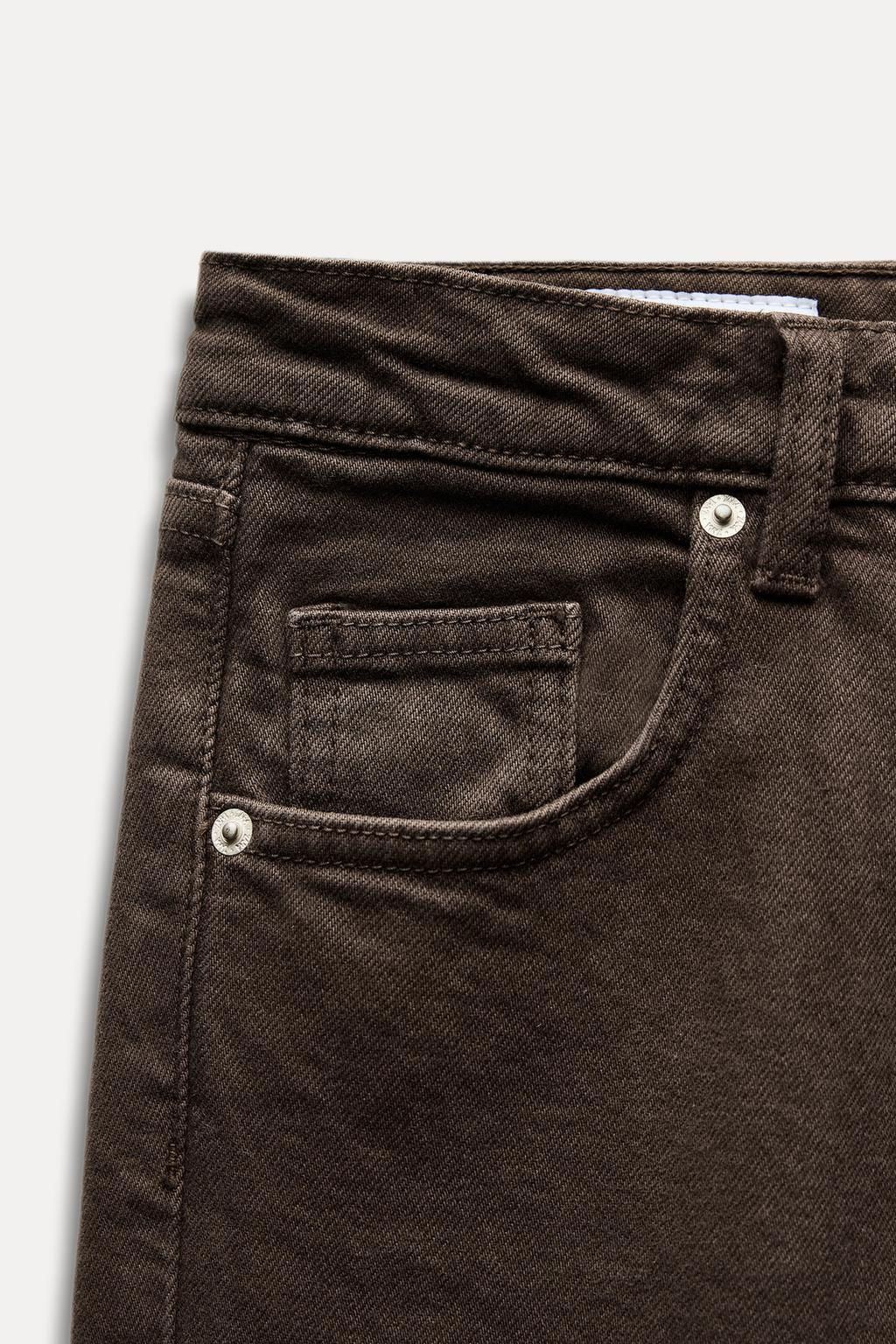 TRF CROPPED FLARE HIGH-WAIST JEANS - Zara фото 20