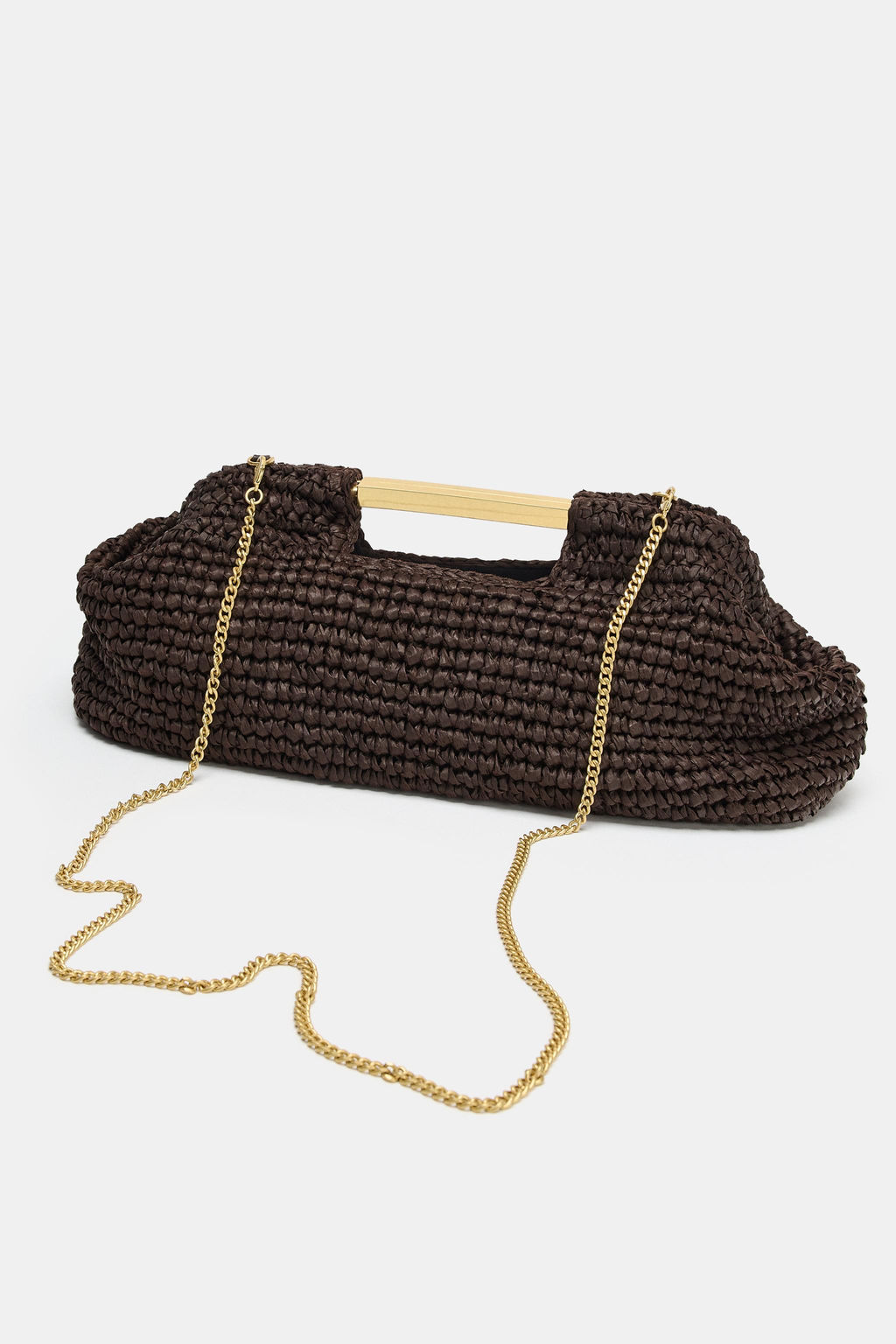 BOLSO SOBRE CUERPO TRENZADO / Marr?n - Zara фото 4