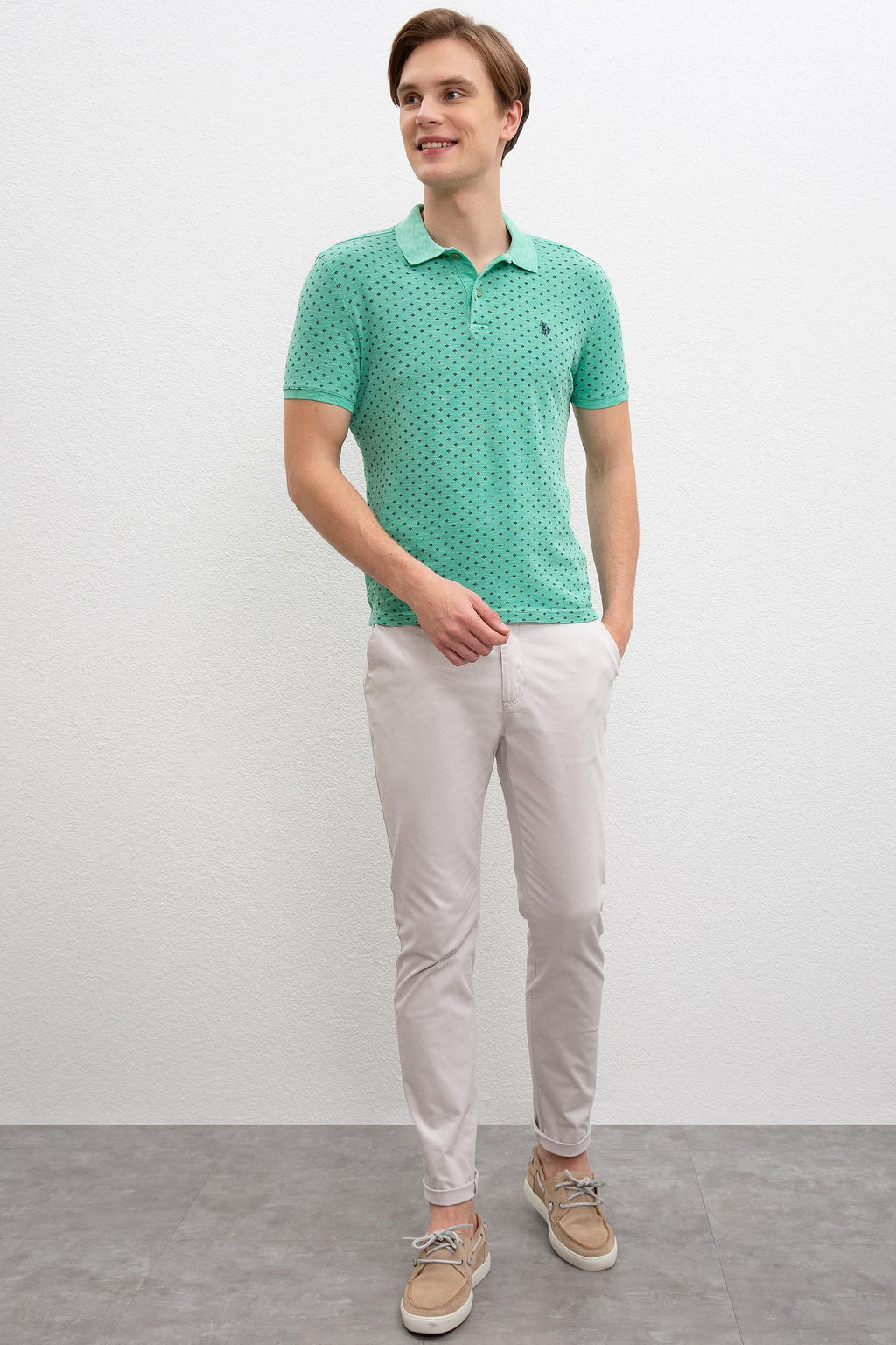 Erkek Mint Polo Yaka Ti__rt - U.s. polo assn фото 4
