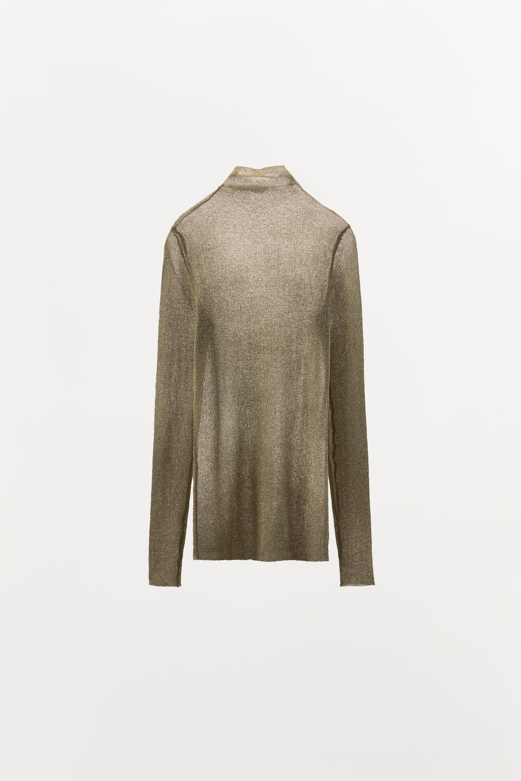 FINE KNIT METALLIC THREAD TOP - Zara фото 5