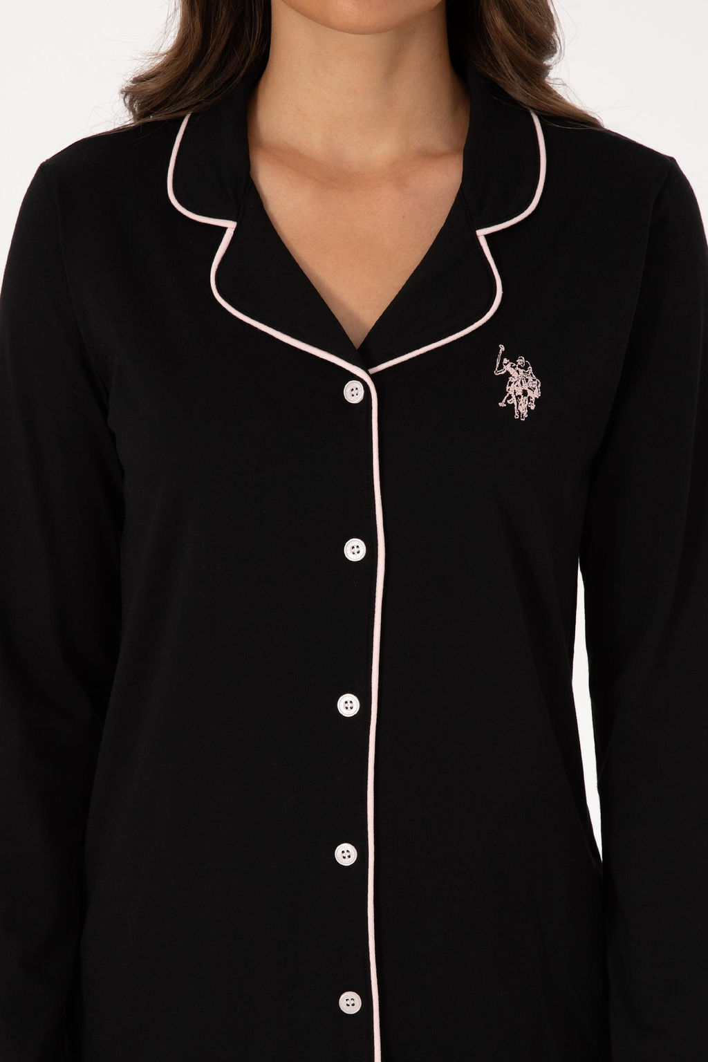 Kad_n Siyah Pijama Tak_m_ - U.s. polo assn фото 6
