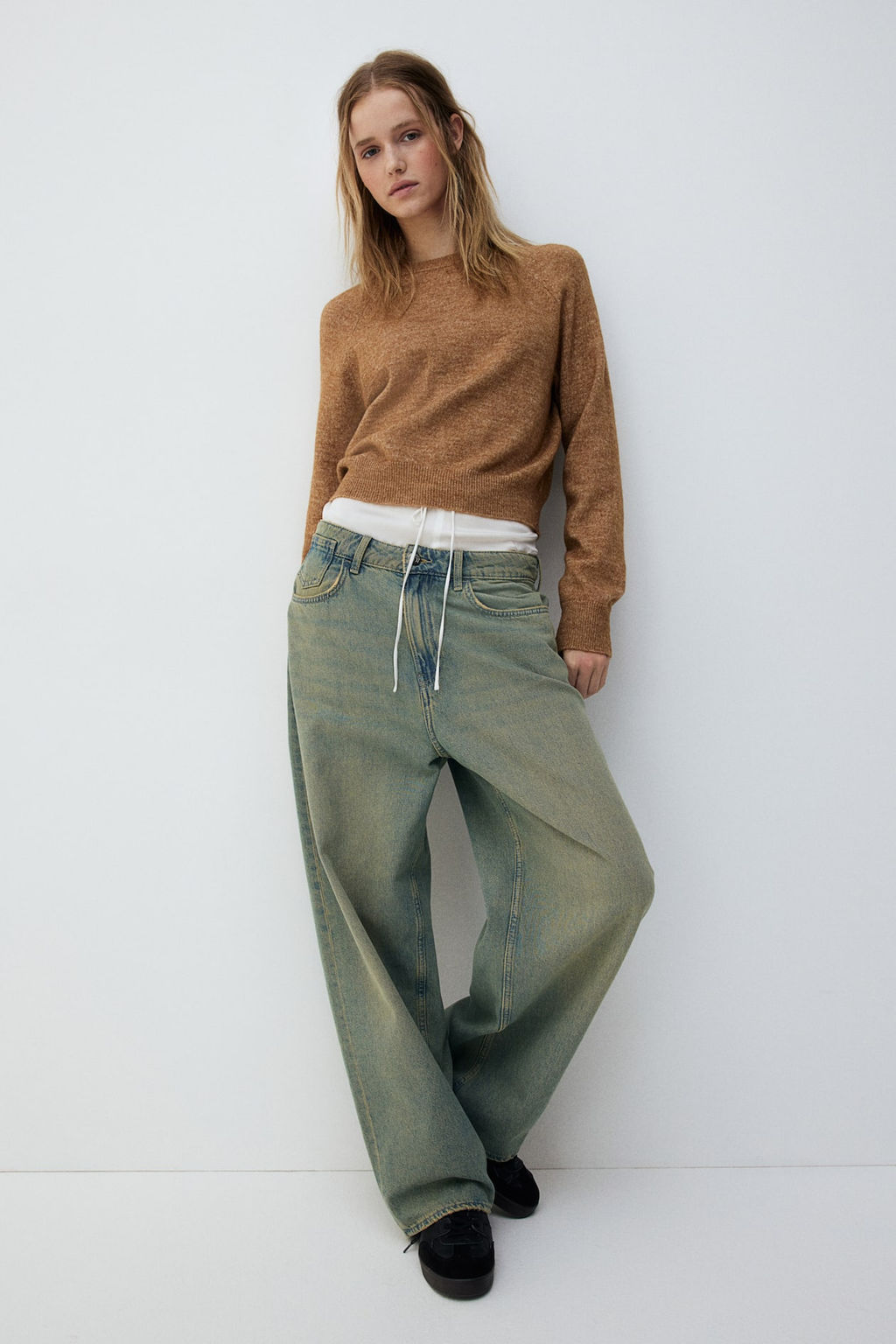 Jersey corto en punto fino - H&m фото 3