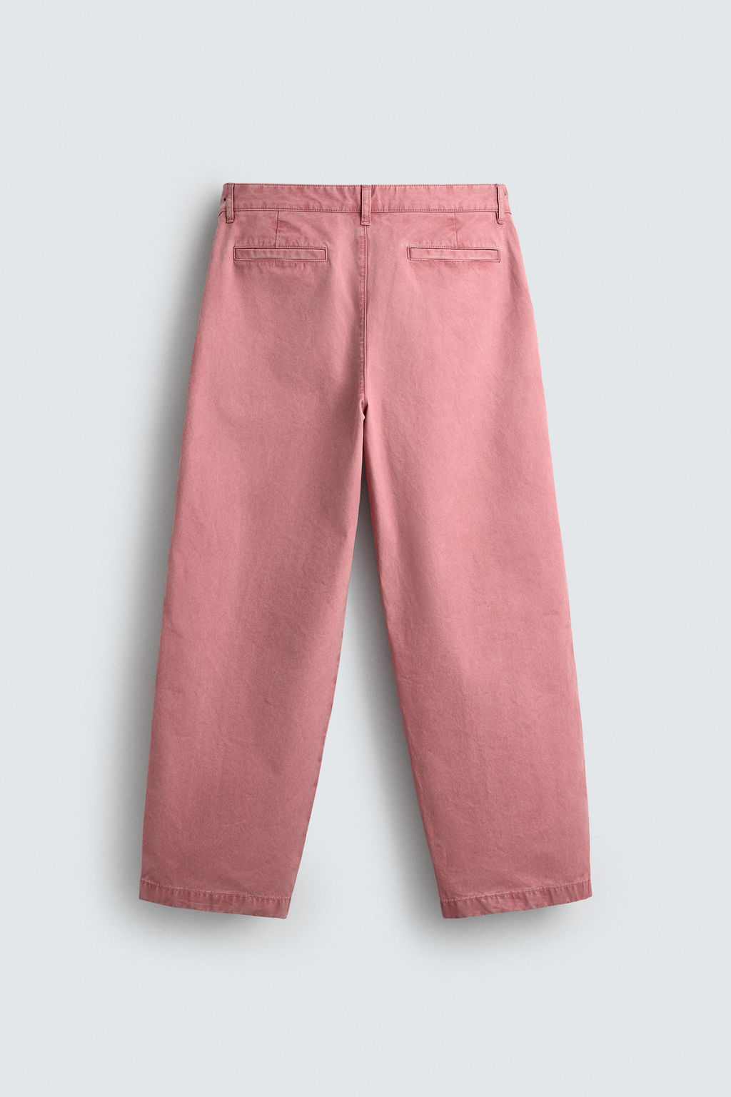 PANTAL?N RELAXED FIT PLIEGUES LIMITED EDITION / Rosa palo - Zara фото 8