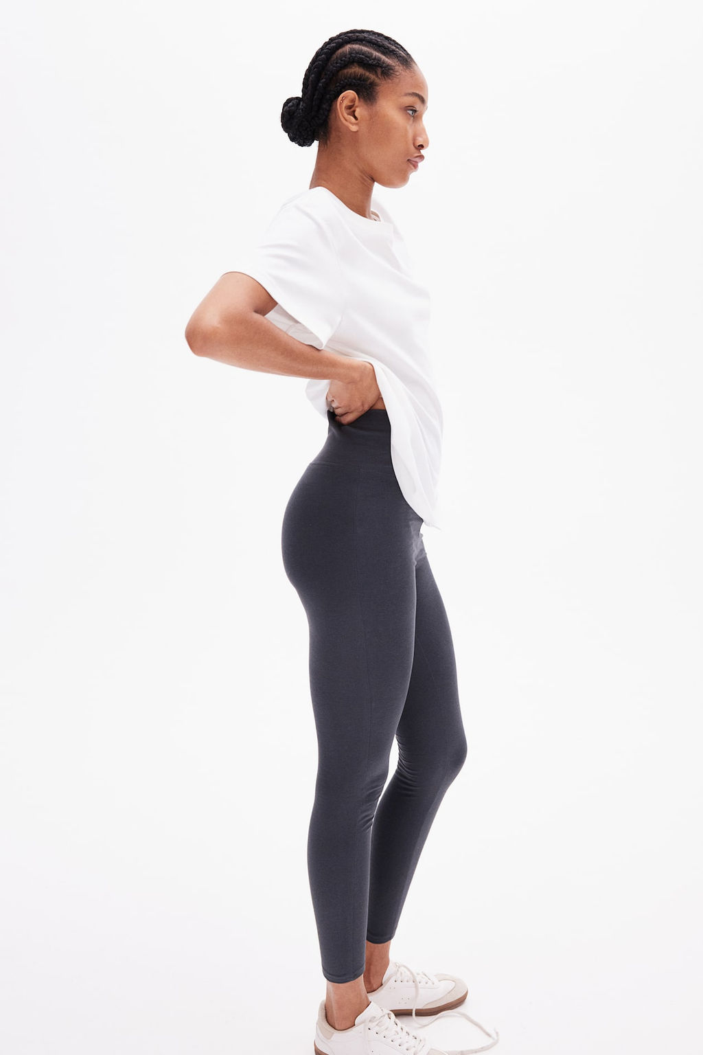 Cotton leggings - H&m фото 3