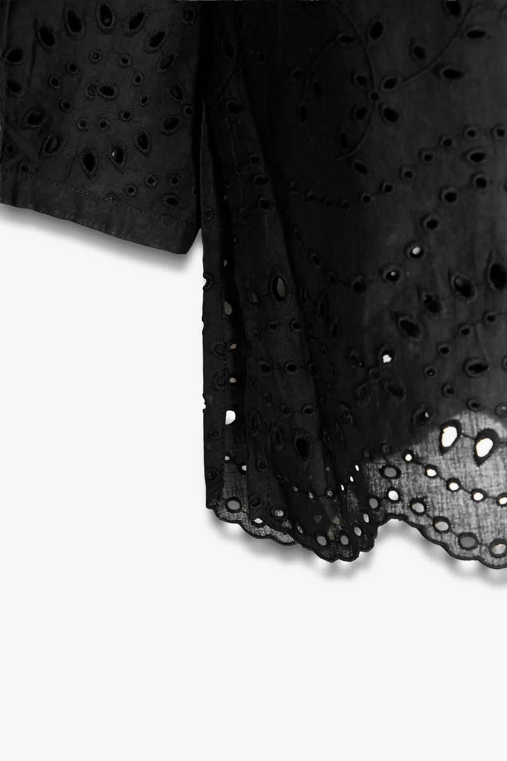 ZW COLLECTION EMBROIDERED BLOUSE - Zara фото 9