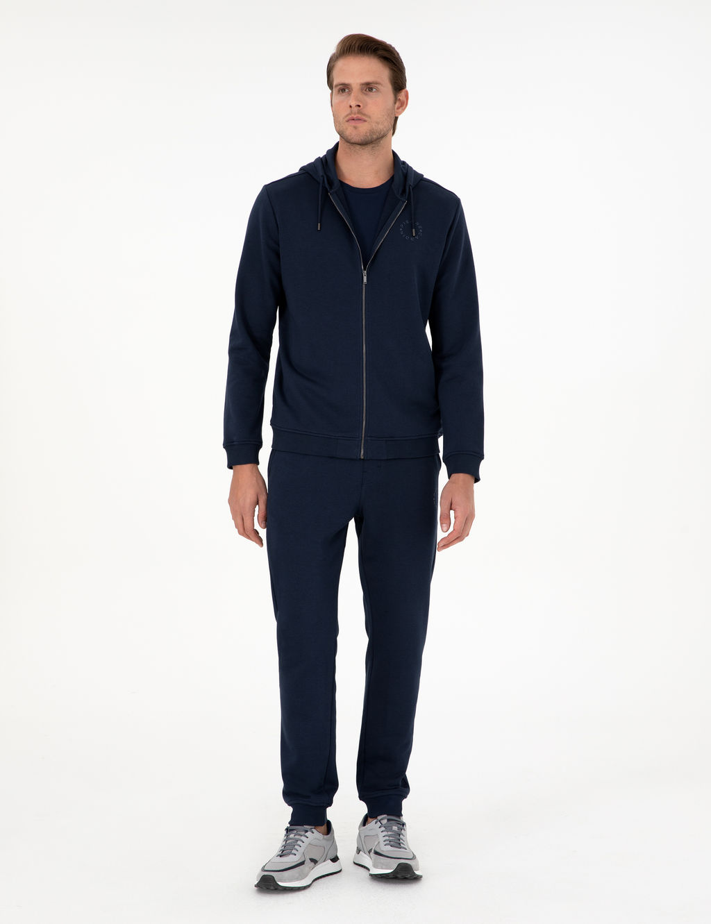 Lacivert Slim Fit 3 _plik Pa_as_ Lastikli E_ofman Alt_