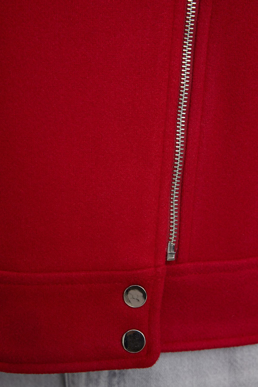 TRENDYOLMILLA Siyah Regular Kase Biker Ince Ceket Mont TWOAW25MO00131  фото 11