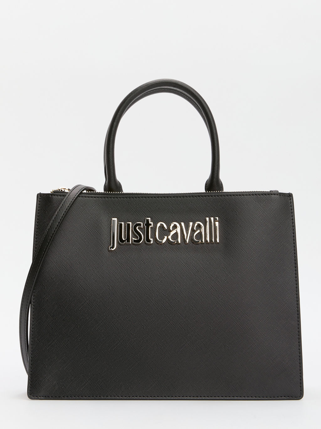 Женский тоут JUST CAVALLI METAL LETTERING Артикул 4107673, черный