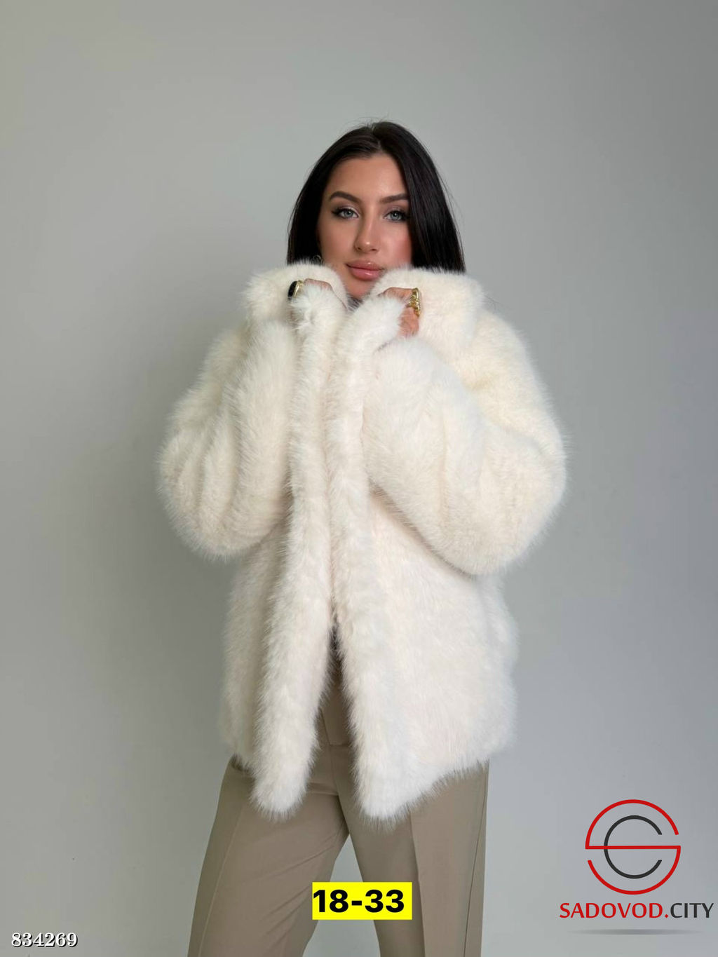 Эко-шуба с искусственным мехом - Bruno фото 4