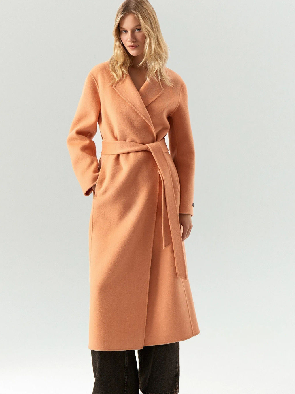 ЕМКА / Пальто-халат из шерсти - Emka фото 5