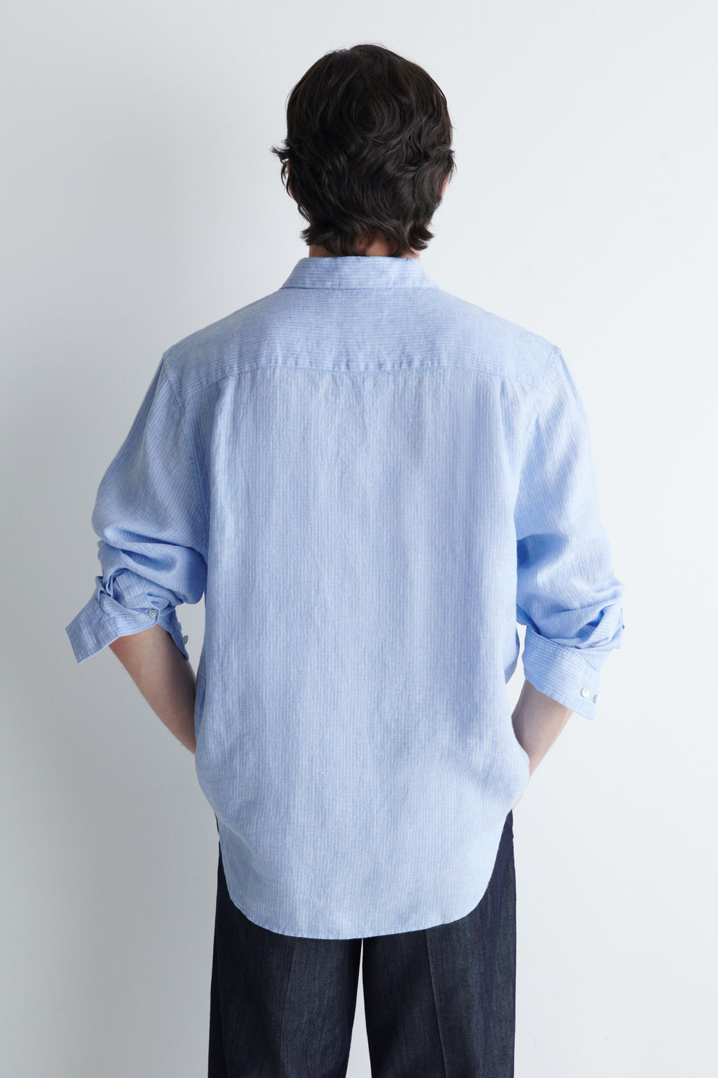 CAMISA DE LINO RELAXED FIT - H&m фото 6