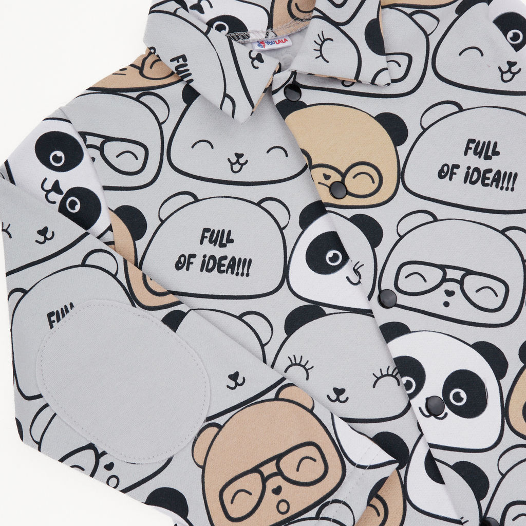 Рубашка футер 2х нитка начёс 0497310411