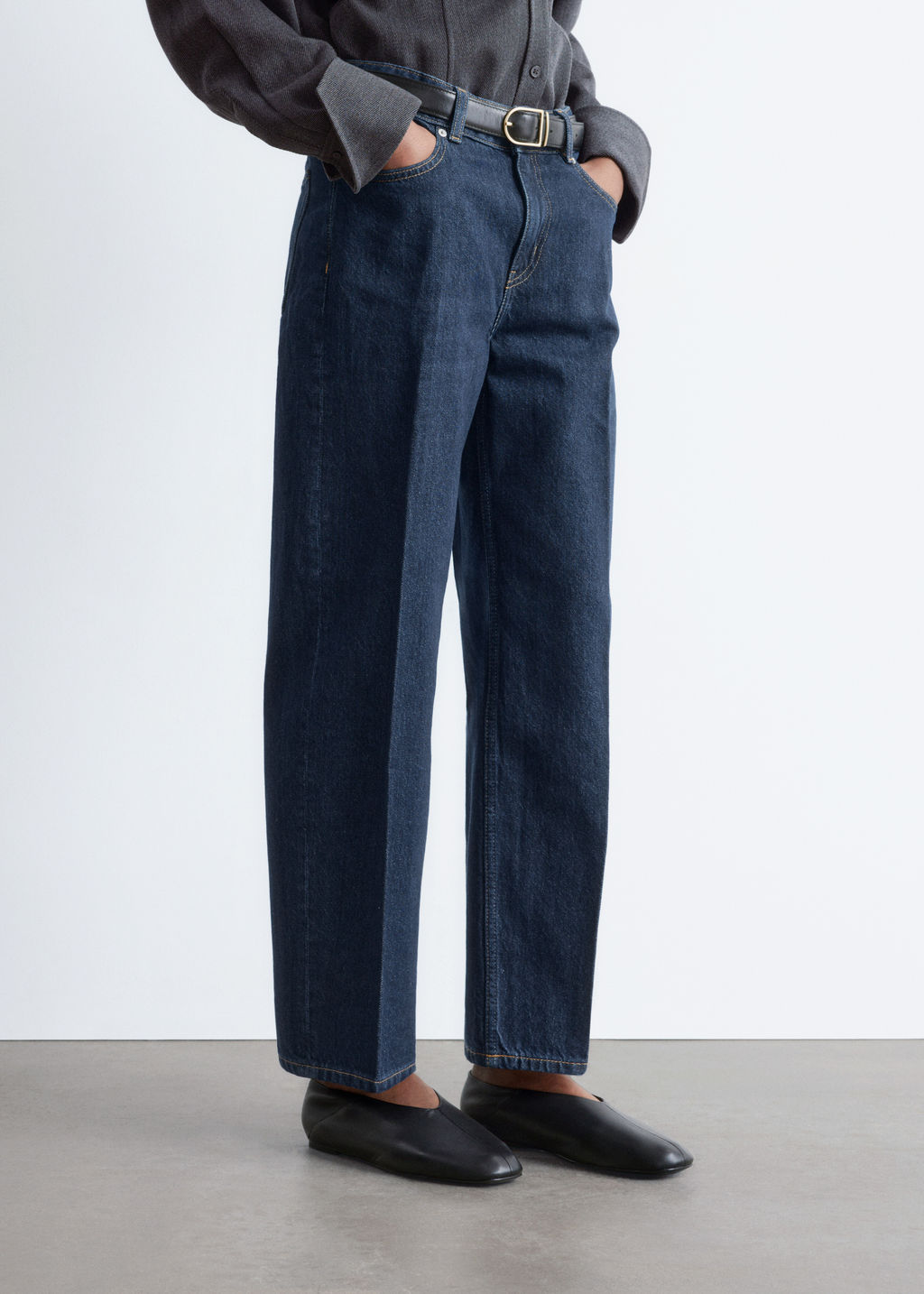 Vaqueros con corte ajustado al tobillo - H&m фото 6