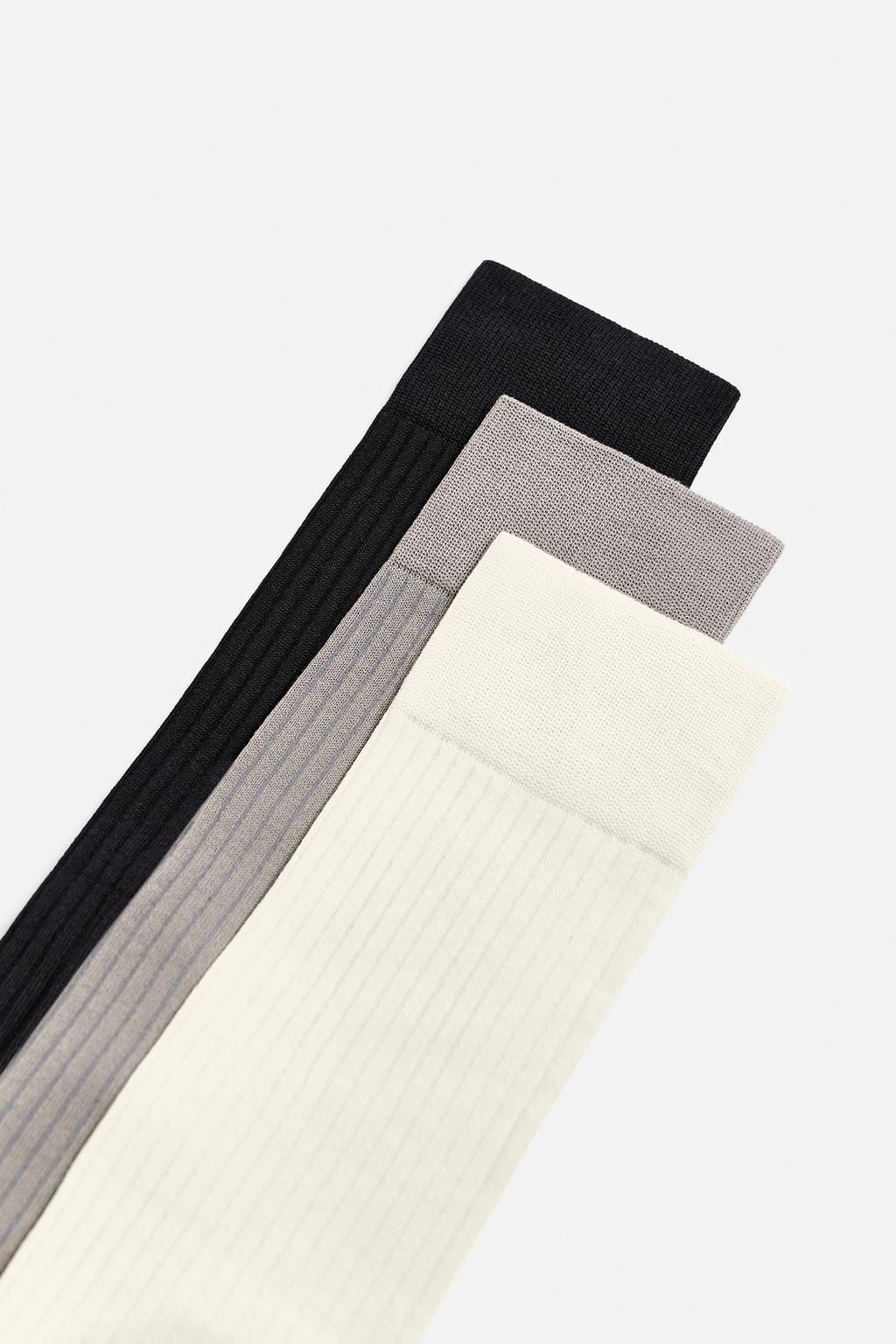 3-PACK OF LONG SOCKS - LIMITED EDITION - Zara фото 3