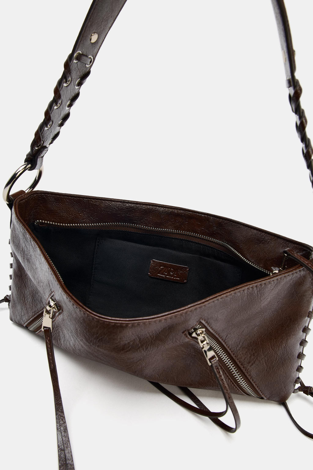 ZIPPED SHOULDER BAG - Zara фото 12