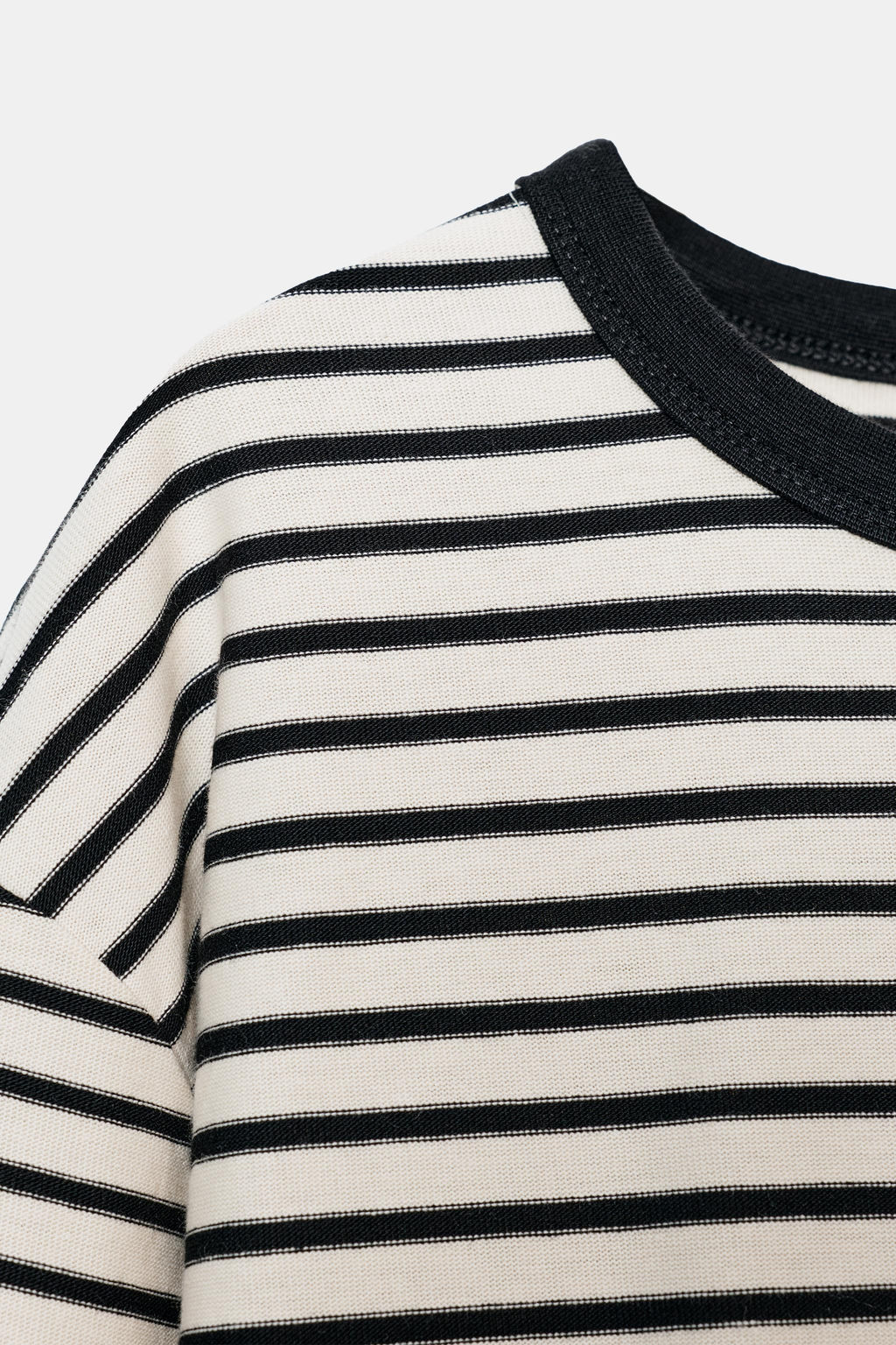 STRIPED LONG SLEEVE T-SHIRT - Zara фото 7