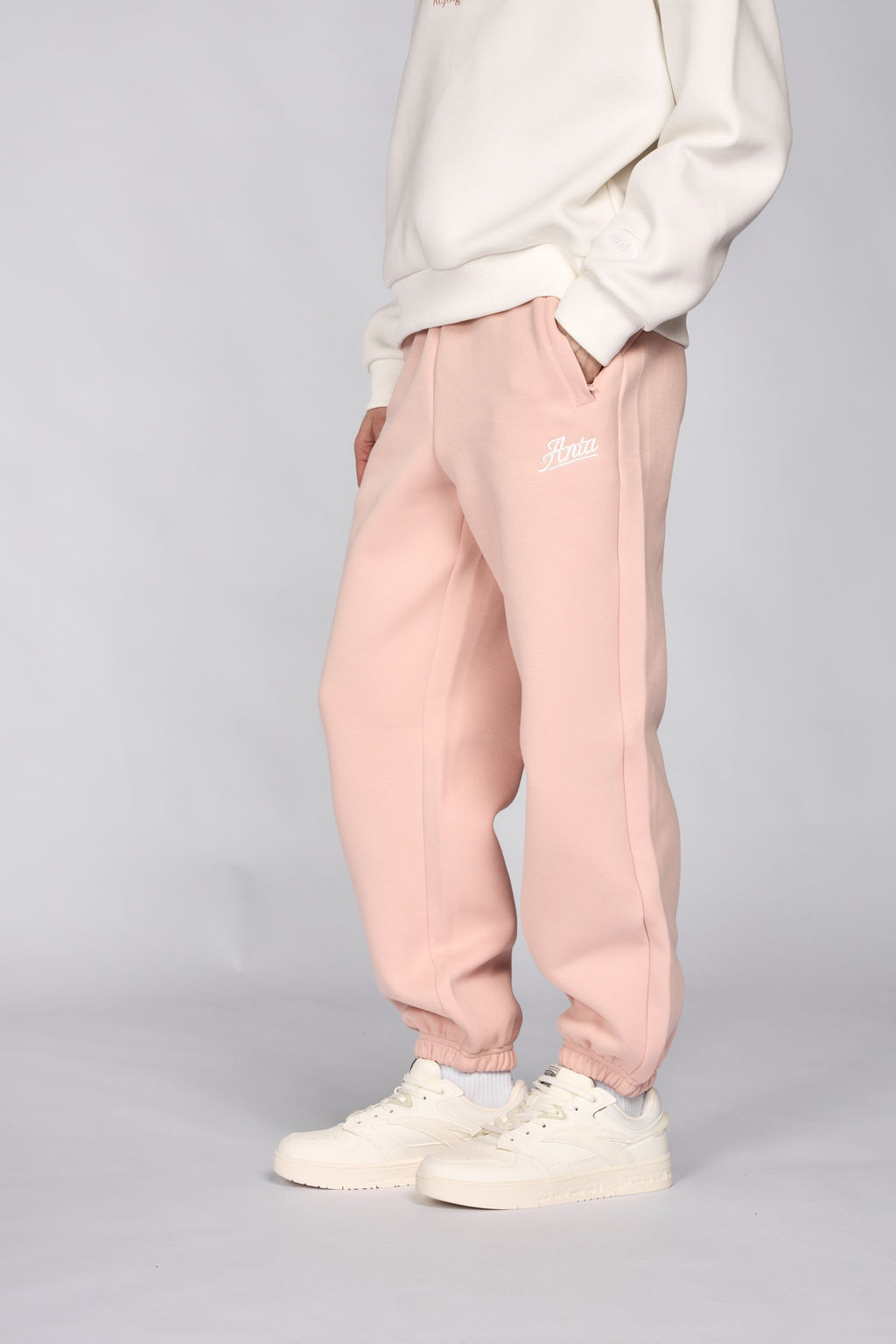 Брюки трикотажные Розовый - Anta фото 3