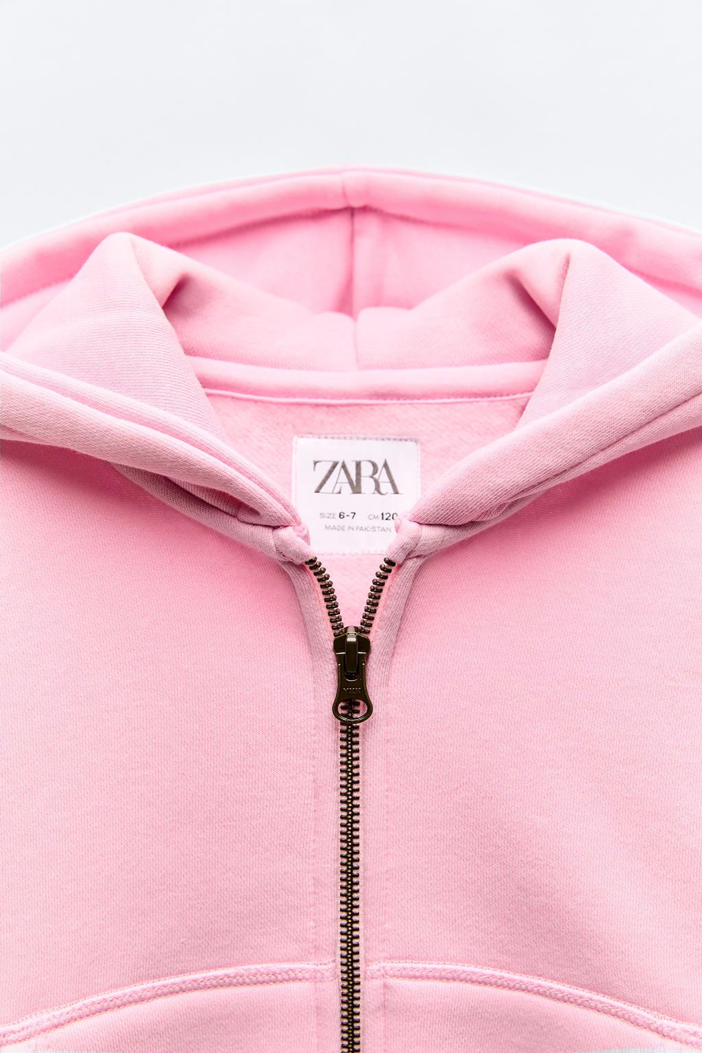 HOODIE WITH ZIP - Zara фото 7