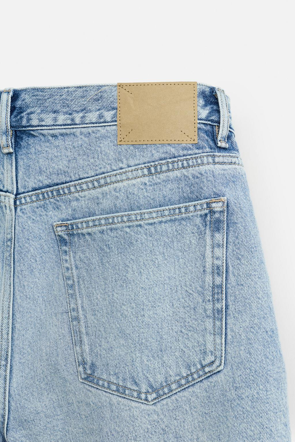 REGULAR FIT DENIM BERMUDA SHORTS - Zara фото 9