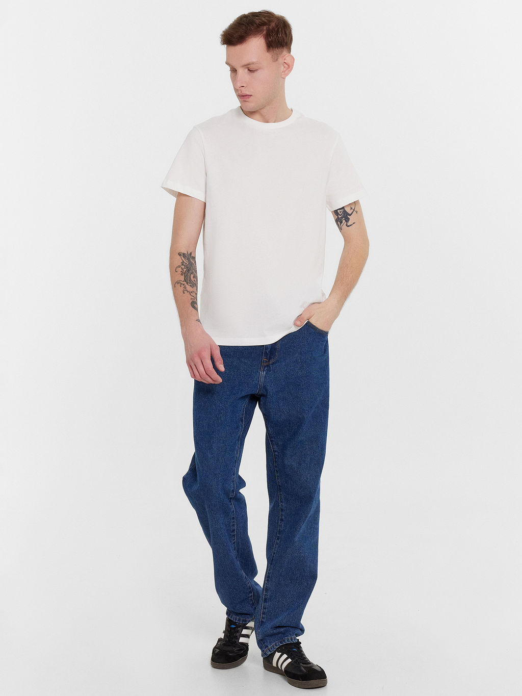 ФУТБОЛКА МУЖСКАЯ белый 111773 - Mark formelle фото 3