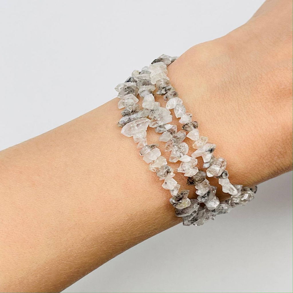 Бусины для украшений из Херкимерского Алмаза 40 см