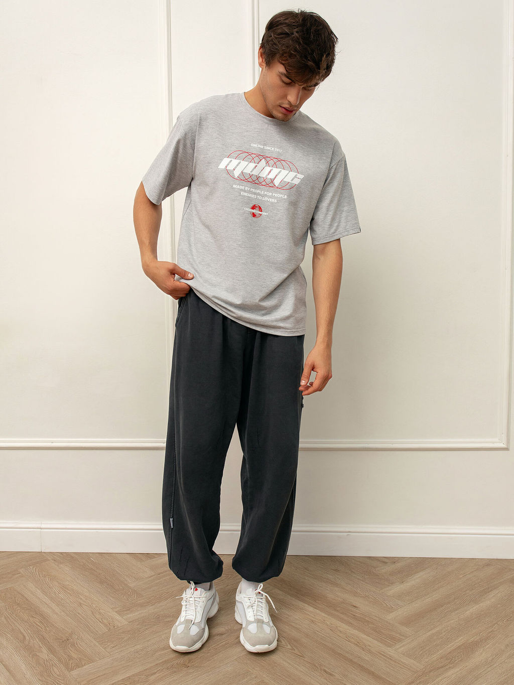 Футболка мужская MDMC Серый меланж М-25ФМ MODAMICA