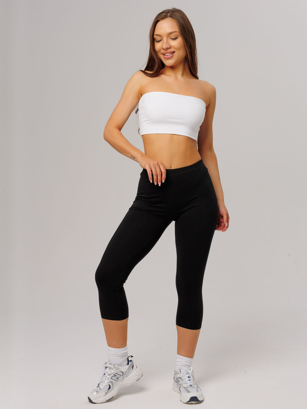 Трикотажные женские бриджи LINGEAMO черные КБ-24 (7)  фото 14