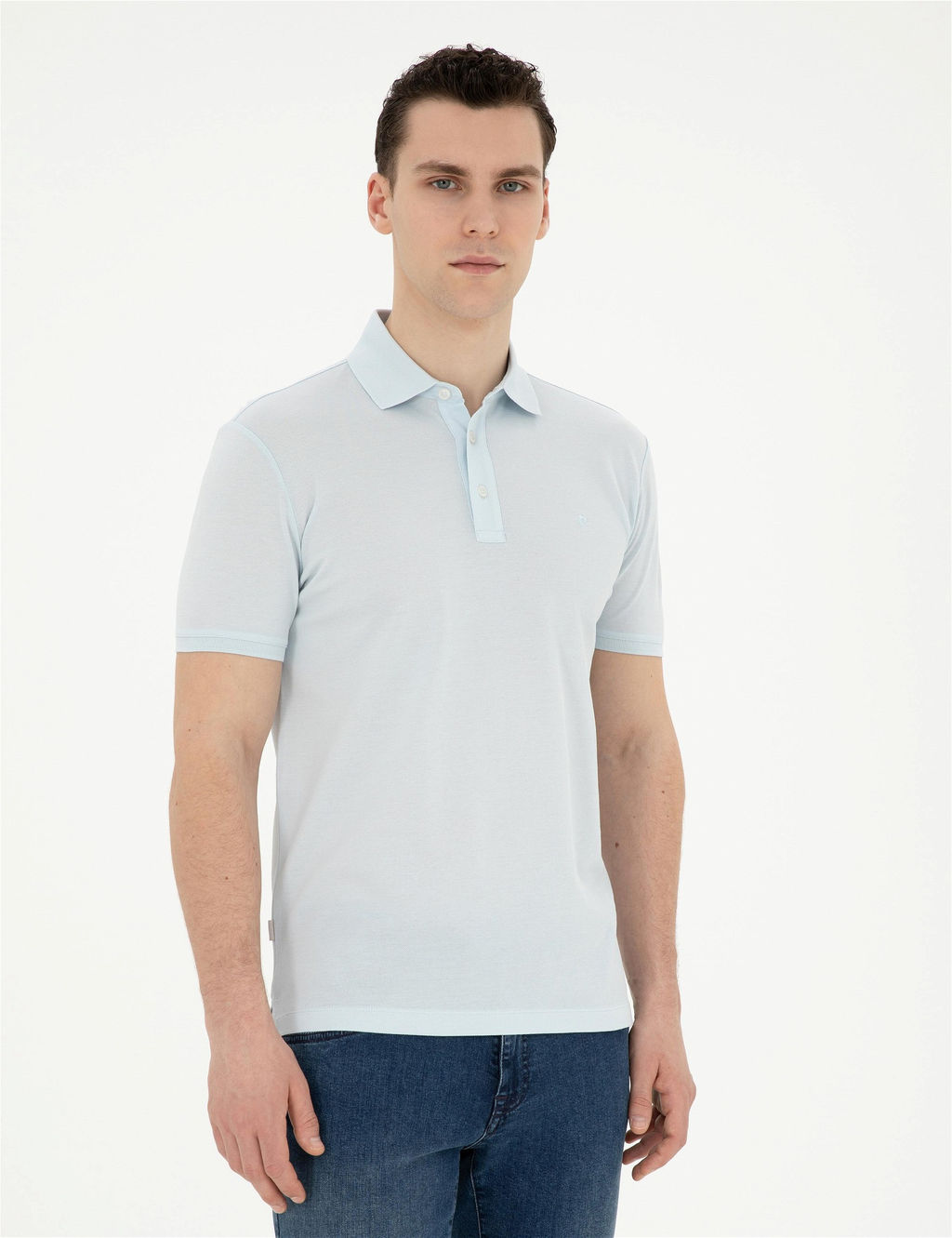 A__k Mavi Slim Fit Merserize Ti__rt