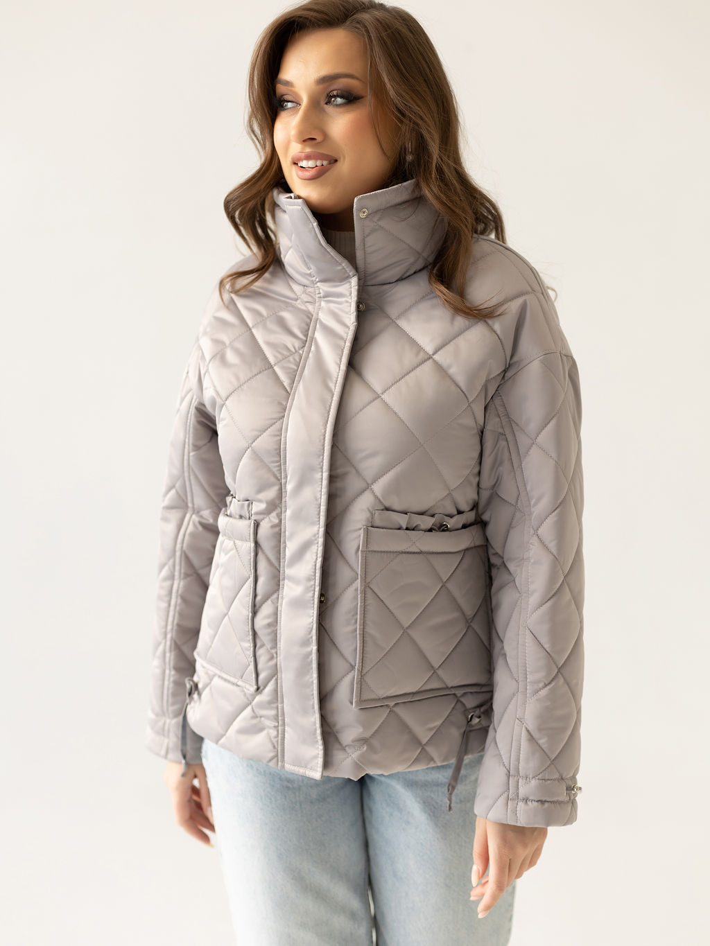 Куртка женская демисезонная 24835 (графит) - Kankan фото 11