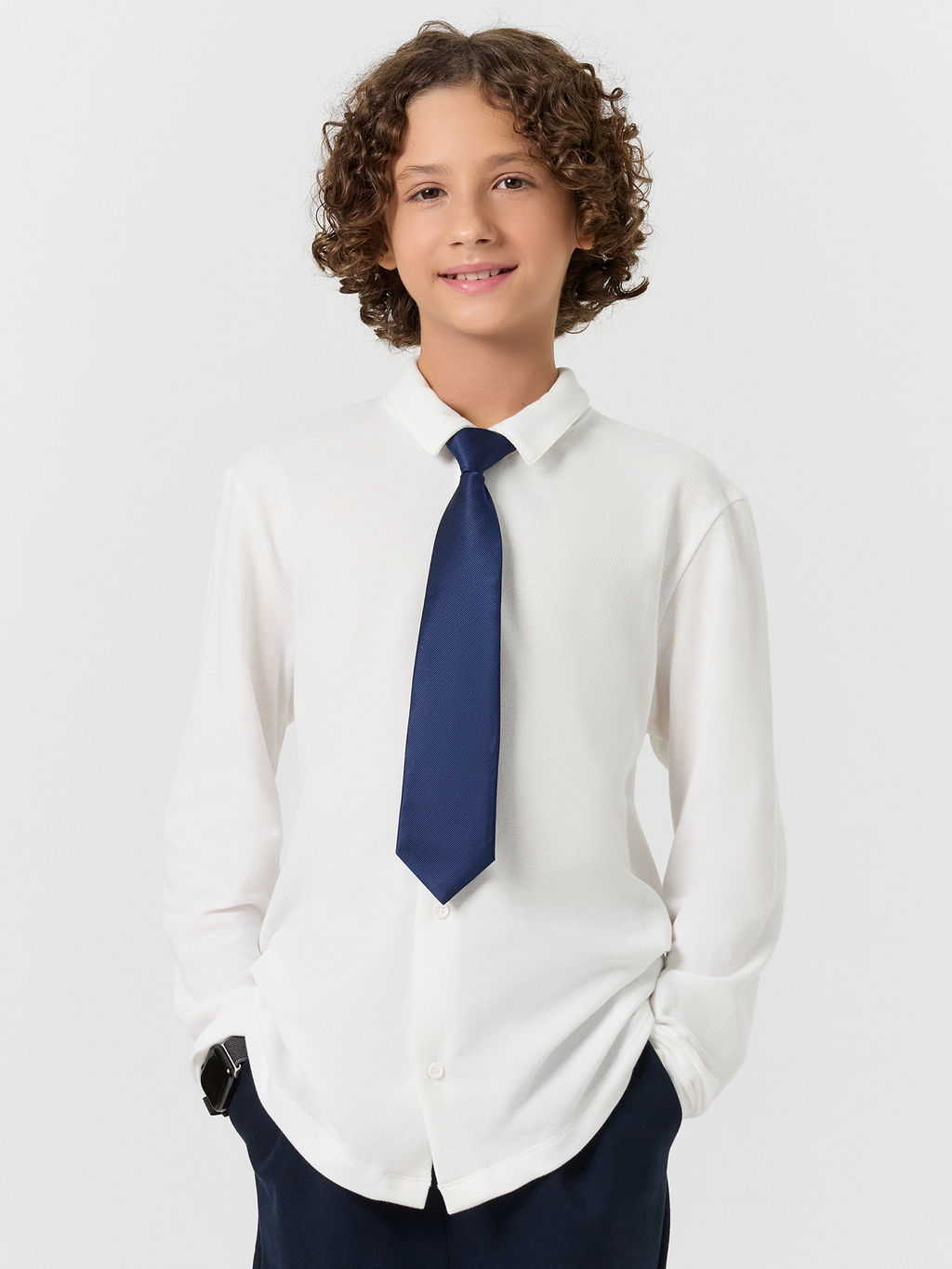 Рубашка для мальчиков в белом цвете - Mark formelle фото 8