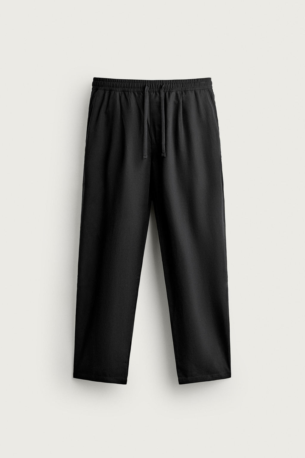 PANTAL?N RELAXED FIT 100% LYOCELL / Negro - Zara фото 7
