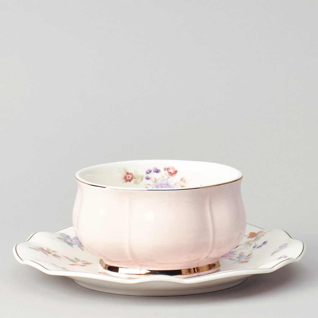 НАБОР ДЛЯ ЗАВТРАКА LEFARD ВРЕМЕНА ГОДА 2 ПР. 440 МЛ РОЗОВЫЙ  фото 3