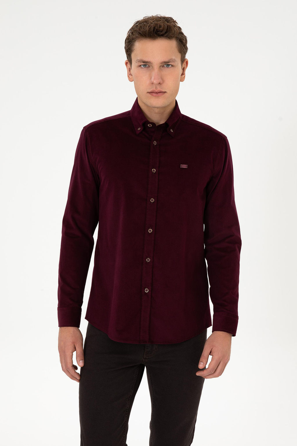 Erkek Bordo Uzun Kollu G_mlek - U.s. polo assn фото 3