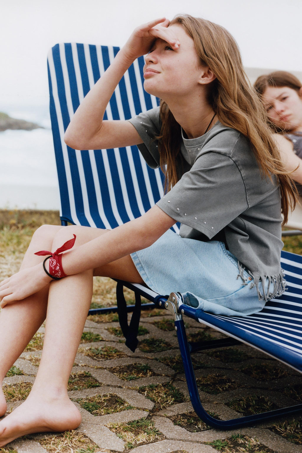 FALDA DENIM / Azul claro
