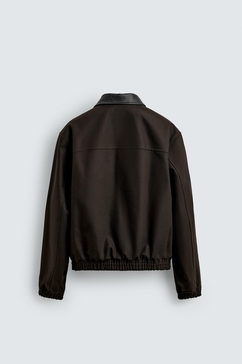 RELAXED FIT CONTRAST COLLAR JACKET LIMITED EDITION - Zara фото 9