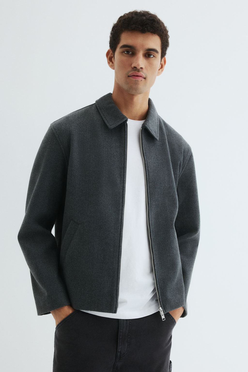 Sobrecamisa de fieltro Regular Fit - H&m фото 3