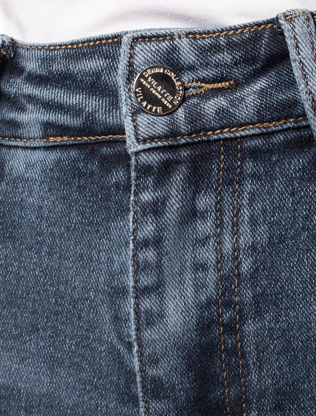 Прямые джинсы из эластичного денима - Vilatte фото 3