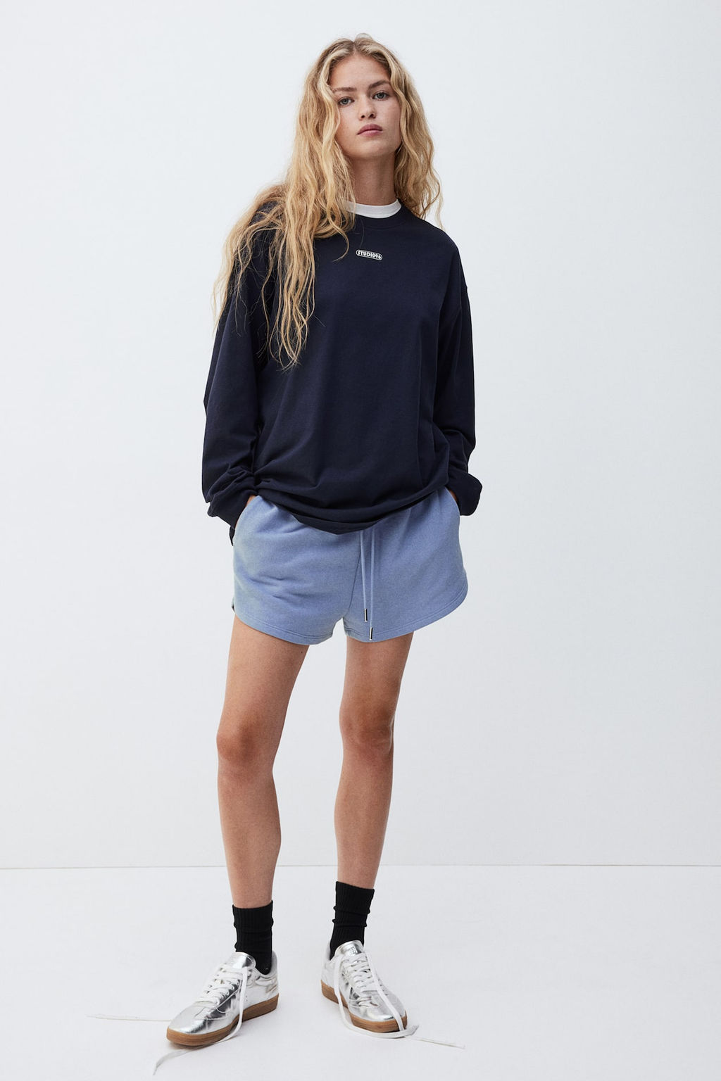 Camiseta de manga larga en punto - H&m фото 3