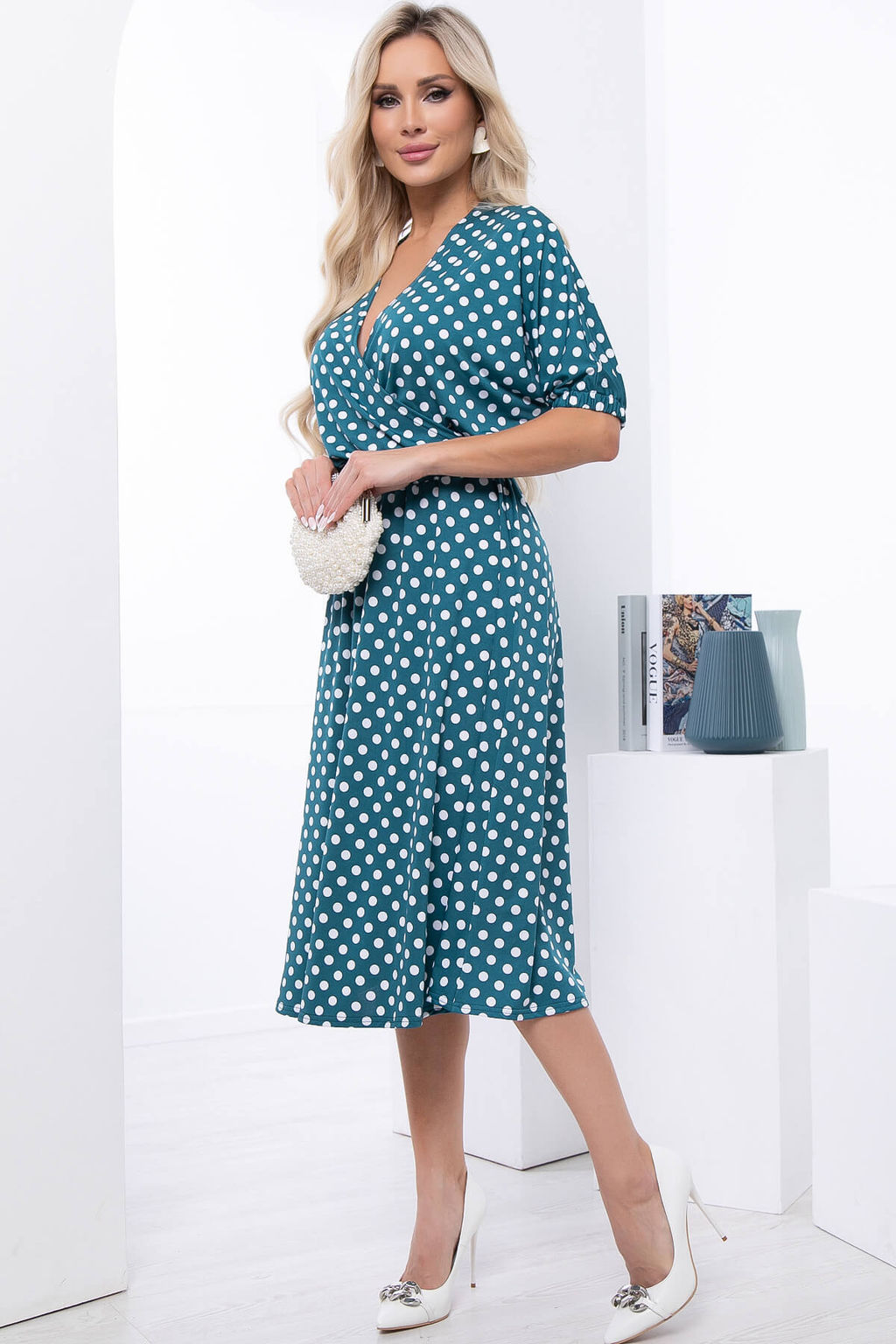 Платье Беверли (изумруд) П7037 - Lt collection фото 7