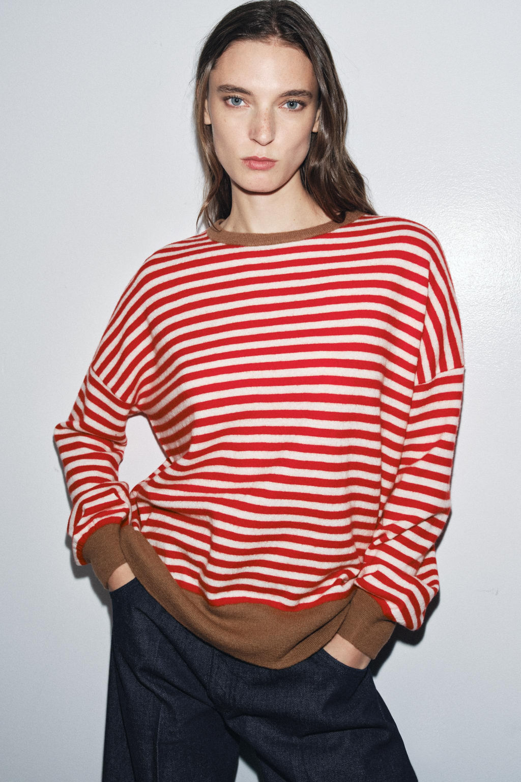 STRIPED 100% WOOL SWEATER - Zara фото 2