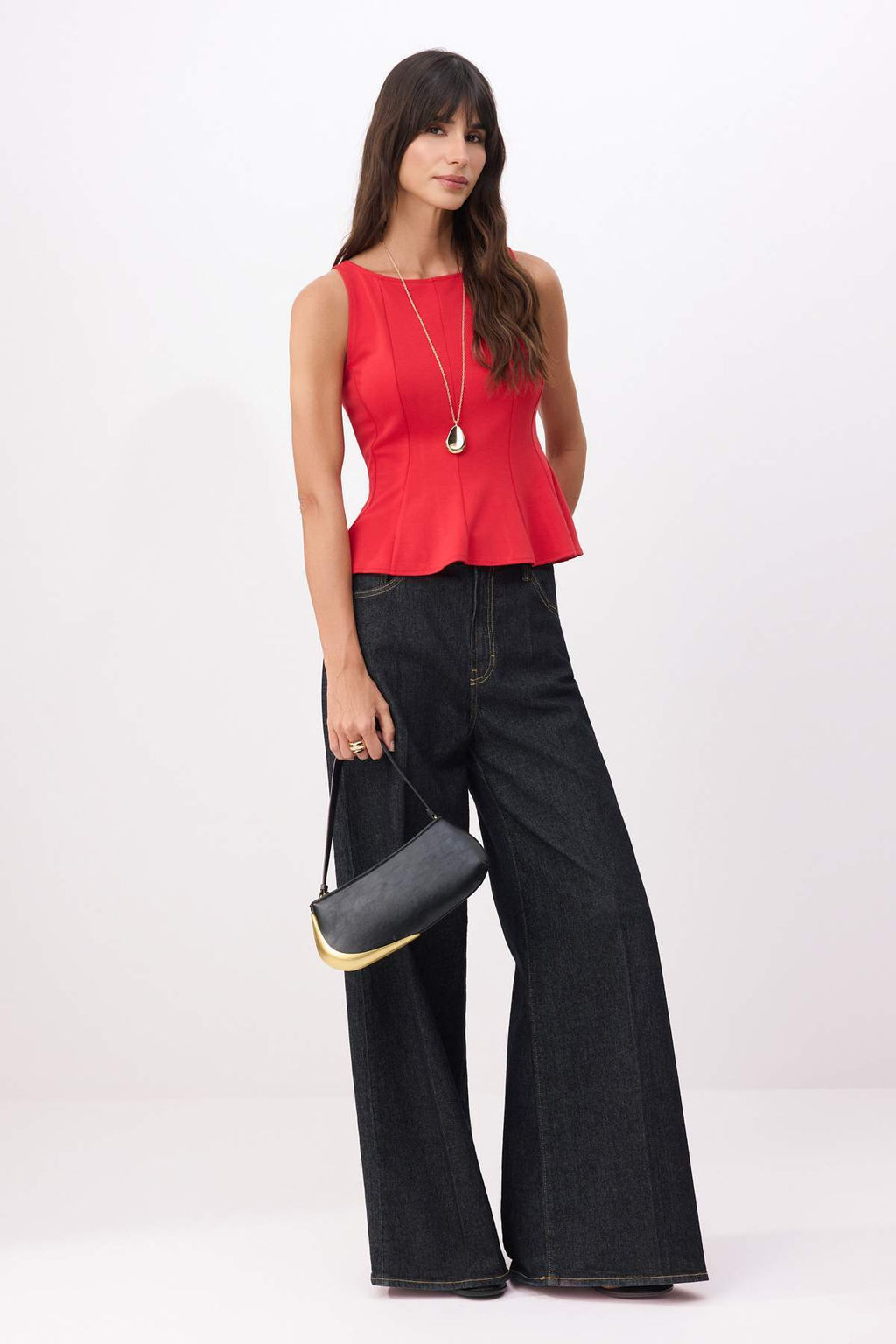 Kahverengi Peplum/Belden Oturmal? Kay?k Yaka Esnek Orme Bluz TWOAW26BZ00229 - Trendyolmilla фото 10