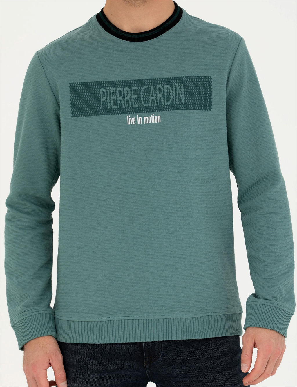 Ye_il Regular Fit Bisiklet Yaka Sweatshirt