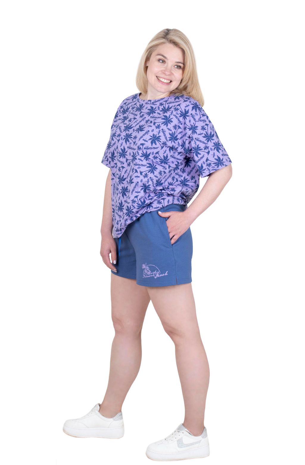 Костюм Пульс К-296 (42-56) кулирка+футер 2-х нитка - Лотос фото 4