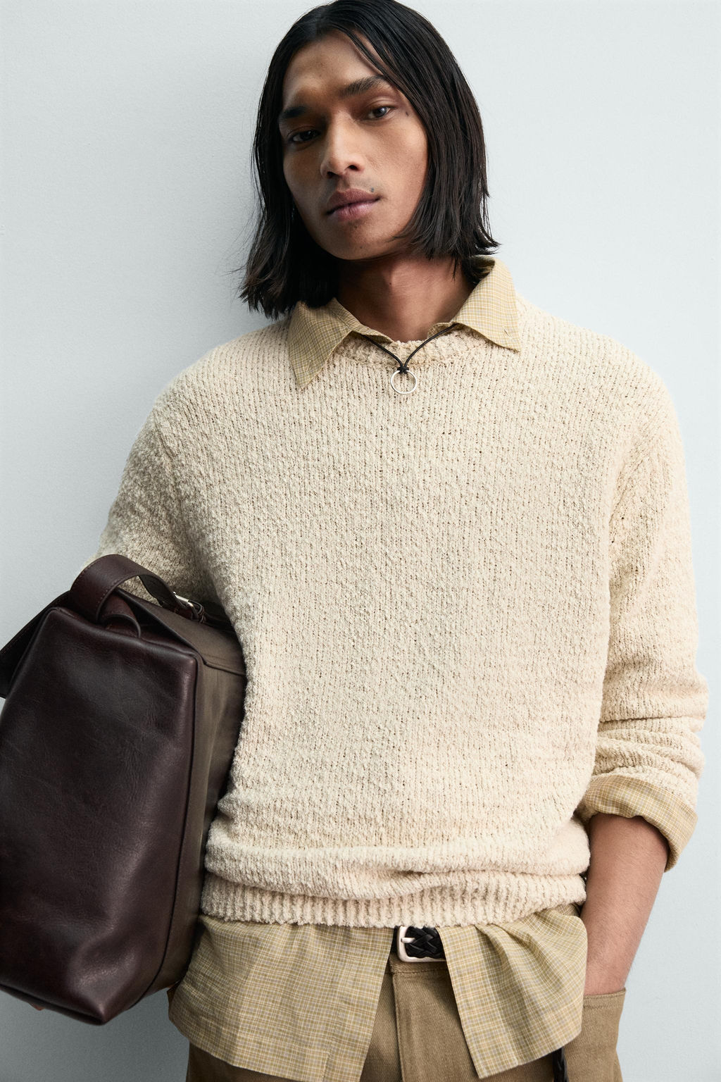 IRREGULAR TEXTURED JUMPER - Zara фото 5