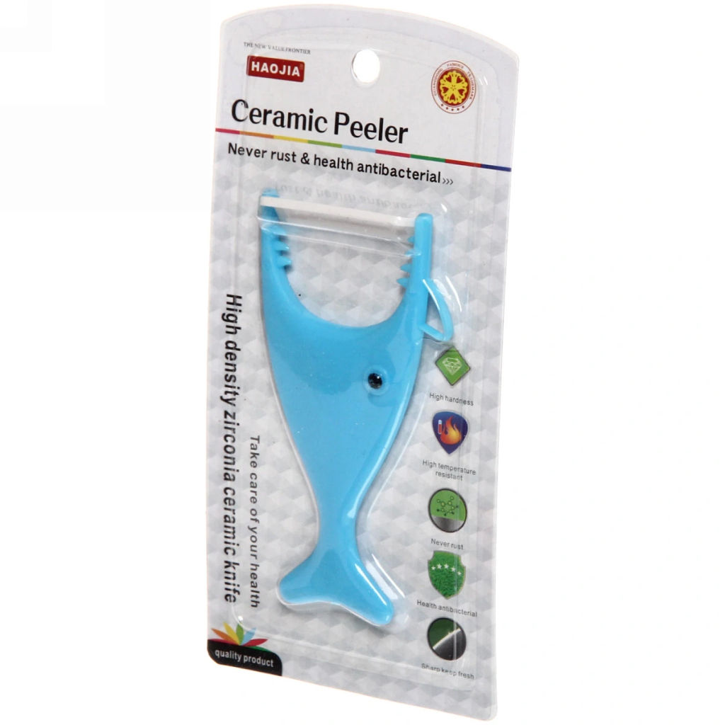 Цена за 5 шт. Овощечистка поперечная с керамическим лезвием "Кит"