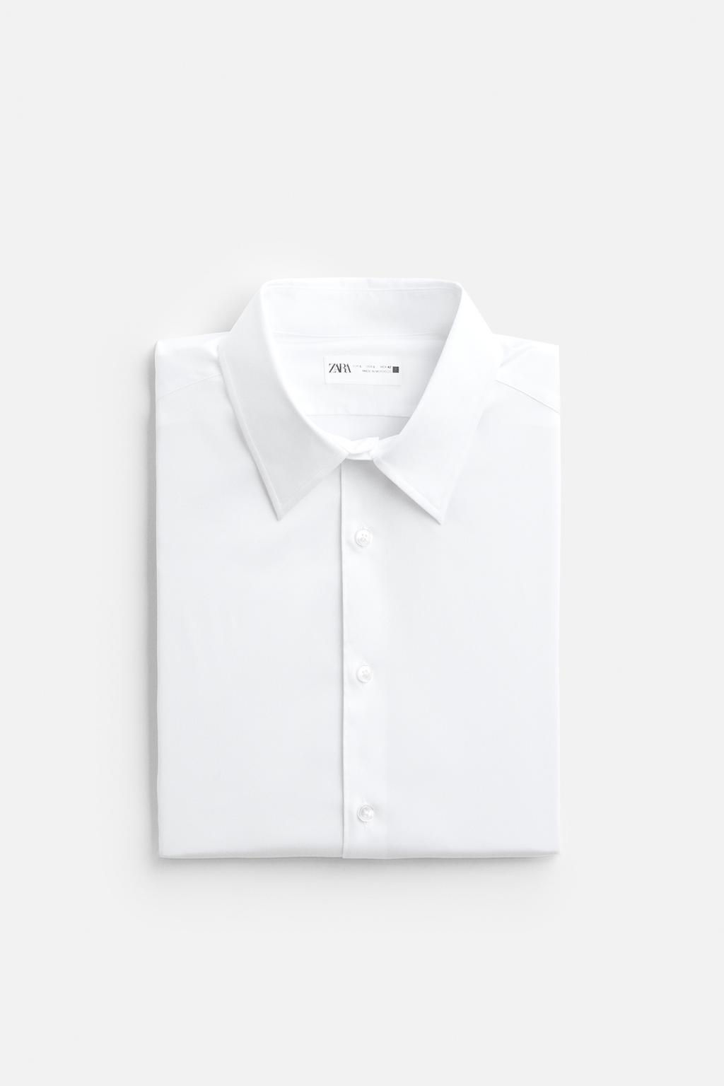 TEXTURED TWILL SHIRT - Zara фото 14